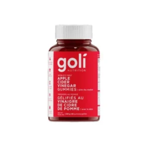 goli apple cider vinegar gummy vitamins – 60 count – vitamin b12, gelatin free, gluten free, vegan & non gmo