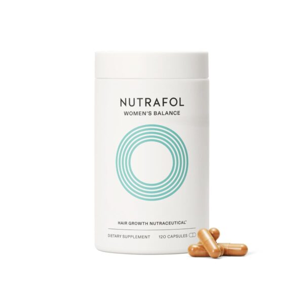 nutrafol women’s balance hair growth supplements, ages 45 and up, clinically proven for visibly thicker hair and scalp coverage, dermatologist recommended – 1 month supplyphysician formulated hair growth supplement for women 45+ that targets key root causes of thinning hair like hormone shifts, aging and metabolism – through and after menopause for visibly thicker, fuller, stronger hair.