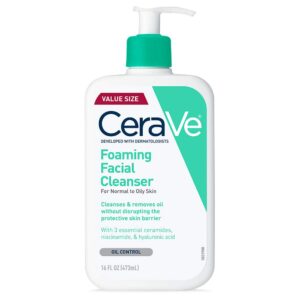 cerave foaming facial cleanser
