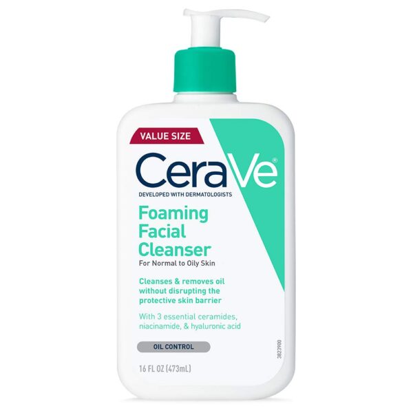 cerave foaming facial cleanser