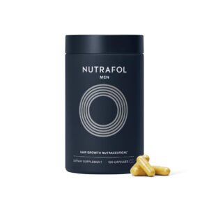 Nutrafol Men’s Hair Growth Supplements, Clinically Tested for Visibly Thicker Hair