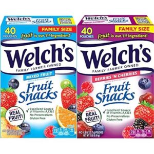 welch's fruit snacks bundle, mixed fruit
