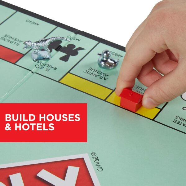 monopoly game, family board games for 2 to 6 players & kids ages 8 and up