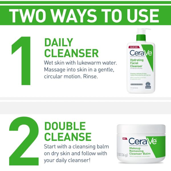 cerave hydrating facial cleanser, moisturizing face wash for dry skin, hyaluronic acid + ceramides + glycerin, hydrating cleanser for normal to dry skin,…