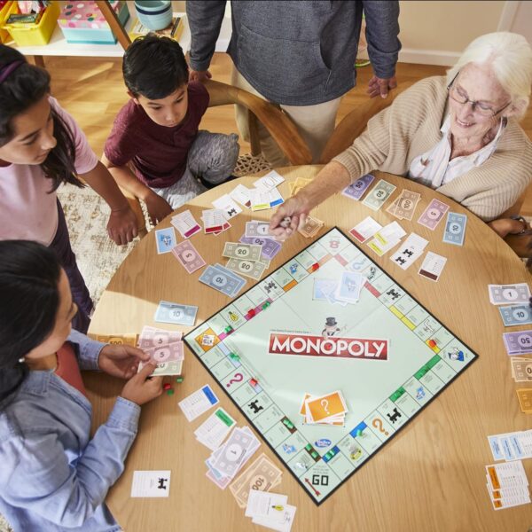 monopoly game, family board games for 2 to 6 players & kids ages 8 and up
