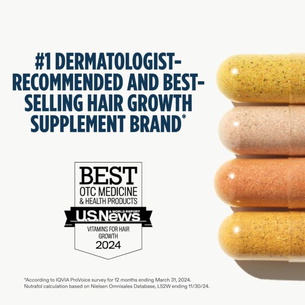Nutrafol Men’s Hair Growth Supplements, Clinically Tested for Visibly Thicker Hair - Image 5