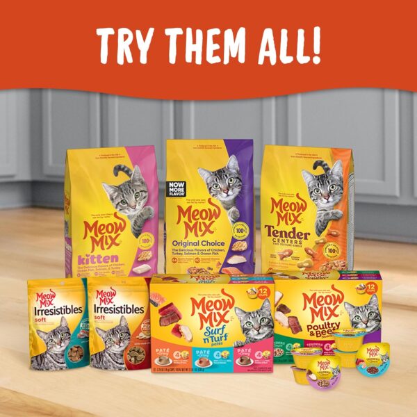 meow mix original choice dry cat food, 6.3 pound bag