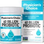 physician's choice probiotics 60 billion cfu 10 strains prebiotics