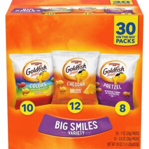 goldfish crackers big smiles variety pack 30ct