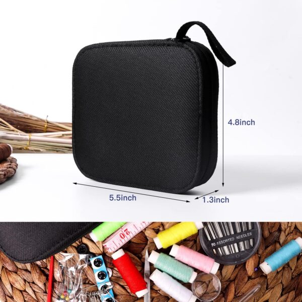 juning sewing kit with case portable sewing supplies for home traveler, adults, beginner, emergency