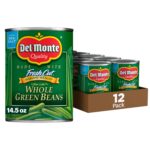 del monte canned whole green beans, 14.5 ounce (pack of 12)