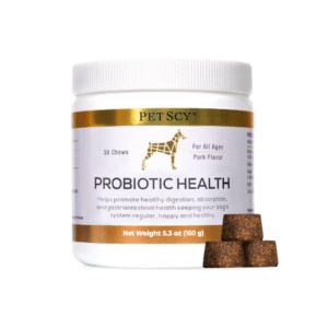 petscy – probiotic chews for dogs, probiotic for dogs of all ages, sizes & breeds
