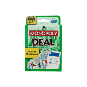 hasbro gaming monopoly deal card game, quick playing card game for 2 5 players