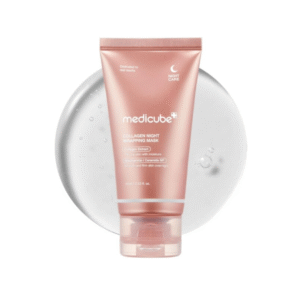 medicube collagen overnight wrapping peel off facial mask pack – elasticity & hydration care, reduces sagging & dullness – hydrolyzed collagen for glowing skin – korean skin care, 2.53 fl.oz